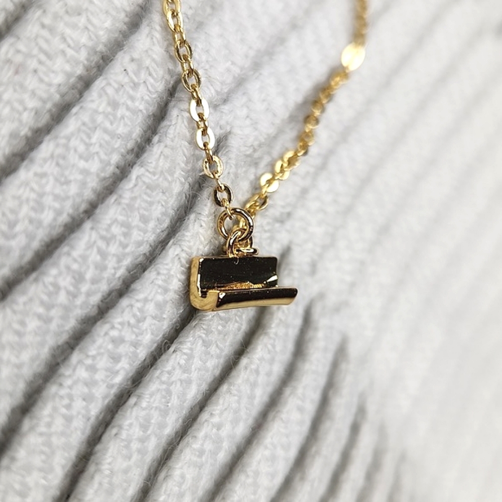 5 for $25! Stella Valle J Initial Gold Tone Necklace